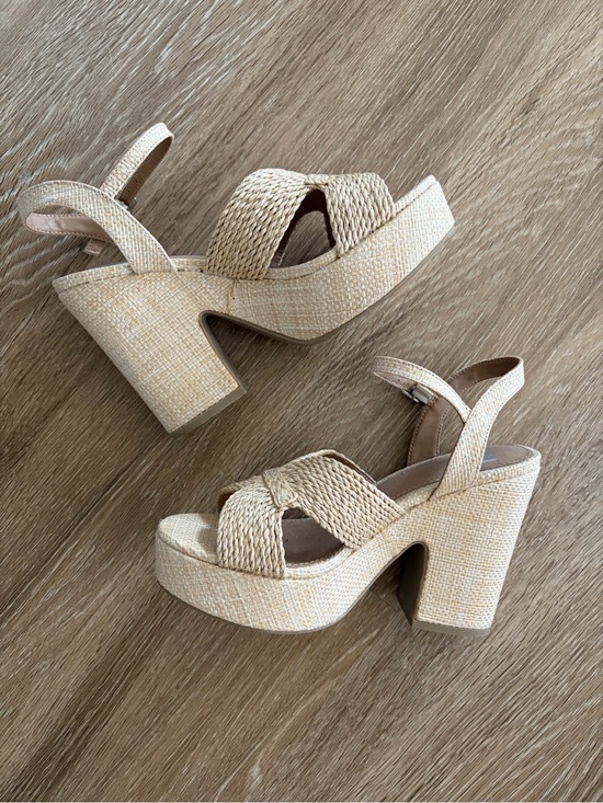 DV by Dolce Vita Shoes - DV by Dolce Vita Natural Braided Heels